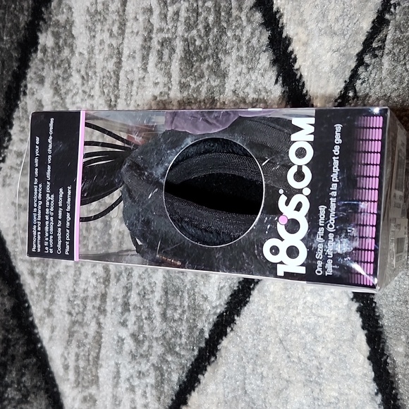 180'S QUANTUM SOUND BLACK FAUX FUR COLD WEATHER EAR WARMERS - Picture 8 of 11